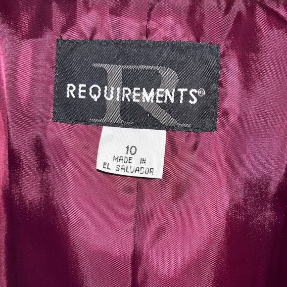 Vintage Requirements Blazer Women's Size 10 Button Up Tweed Career Jacket - Picture 2 of 5